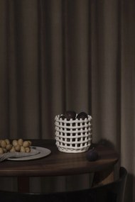 Ferm Living Keramický kôš Off White Small