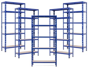 Trestles Balíček 5xSUPER HIT - Policový regál 1800x900x500 Farba: Čierna
