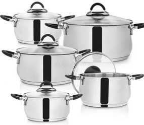 ORION Dalie nerezová sada hrncov, 10 ks