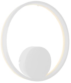 LED nástenné svietidlo Halo 40 biele