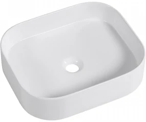 Cerano Matteo, keramické umývadlo na dosku 450x380x110 mm, biela lesklá, CER-CER-428386