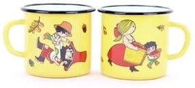 Belis Smaltovaný hrnček Večerníček, 8 cm, 0,35 l