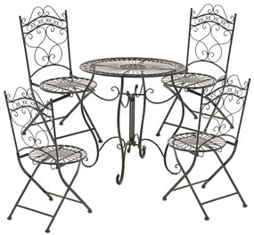 Kovový stôl Indra - Bronzová