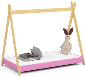 Detská posteľ GEM 160x80 cm ružová