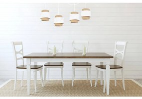 Závesné svietidlo Boho Spider, 4x jutové/biele textilné tienidlo