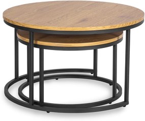 PROXIMA.store - Set konferenčných stolíkov DELIA VEĽKOSŤ: MAXI