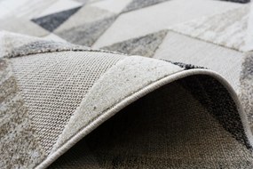 Koberec Lagos 1700 BEIGE – béžový so sivočiernym vzorom, obdĺžnik Rozmer: 80x150 cm