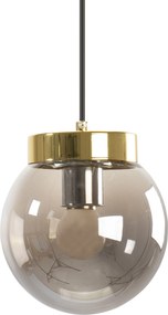 Toolight Toolight, stropné svietidlo 1xE27 APP1151-1CP, zlatá-dymové sklo, OSW-01490