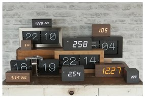 Drevené preklápajúce hodiny Karlsson Flip, 37 × 17,5 cm