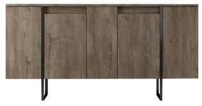 Skrinka Luxe Walnut and Black