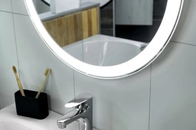Sapho Sapho, PARGA oválne zrkadlo s LED osvetlením 60x100 cm, PG600