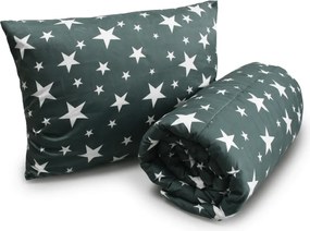 Súprava celoročnej prikrývky 140x200 cm z dutého vlákna s vankúšom 70x90 cm DREAM STAR