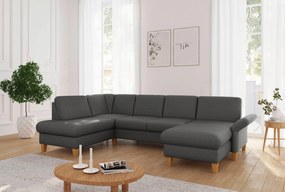 XXXLutz SEDACIA SÚPRAVA, textil, tmavosivá Sit & More - Sedačky - 00014401611J