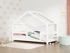 Detská posteľ domček LUCKY s pevnou bočnicou