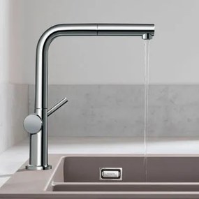 Hansgrohe Talis M54, kuchynská páková batéria 270, vyťahovateľný výtok, 1jet, sBox, chrómová, HAN-72809000