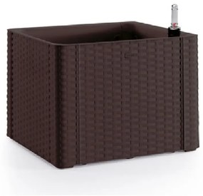 STEFANPLAST Samozavlažovací truhlík Natural Deluxe 35 l, hnedý