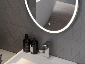 Mexen Elz osvetlené kúpeľňové zrkadlo 60 x 80 cm, LED 6000K, proti hmle - 9802-060-080-611-00