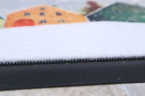 Mercury Flooring, Rohožka vianočná Zasnežená dedinka, 40x60, viacfarebná