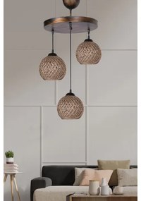 Luster na lanku CRAYON 3xE27/60W/230V béžová