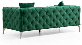 Dizajnová sedačka Rococo 197 cm zelená