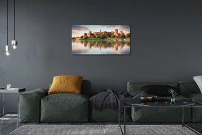 Obraz na plátne Krakow hrad rieka 140x70 cm