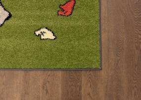 Detský koberec Funky Top Ivo zelený