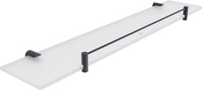 Nimco Polica s ohrádkou, 60 cm BORMO čierna - BRC 11091BX-60-90