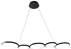 Závesné LED svietidlo Olympia, 5x LED 50w, 4000k, b