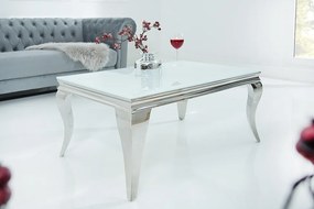 Luxusný konferenčný stolík Modern Barock biely 100cm