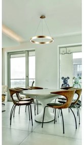 Azzardo AZ5045 - LED Stmievateľný luster na lanku MARCO LED/50W/230V zlatá + DO