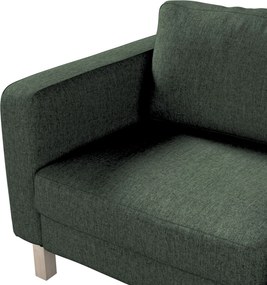 Poťah na sedačku Karlstad (nerozkladací, 2-miestny, krátky) farba produktu zelená látka zapletaná