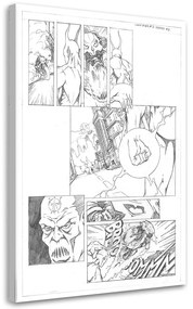Gario Obraz na plátne Premena na komiksového superhrdinu - Saqman Rozmery: 40 x 60 cm