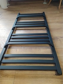 Regnis LOX DUO, vykurovacie teleso 430x1160mm, 616W, čierna matná, LOXDUO1190/440/D400/BLACK