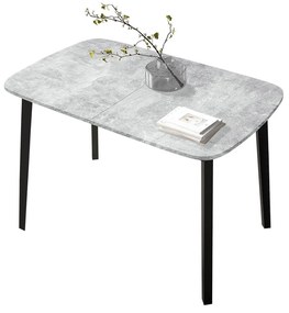 Jedálenský stôl Grazpen S 130x80, Farby:: biela / čierna