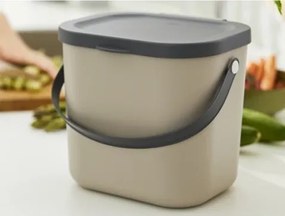 Odpadkový kôš Albula 6 l, cappuccino%