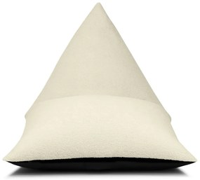 Hnedý detský sedací vak z textílie buklé Razzy – SLOWDOWN