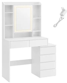 Toaletný stolík s LED osvetlením RDT124W01