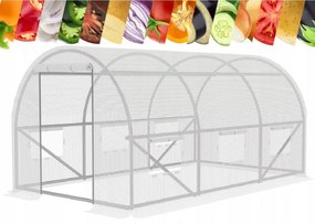 Záhradný fóliovník biely 4 x 2,5 x 2 m GARDEN LINE - TUN5590