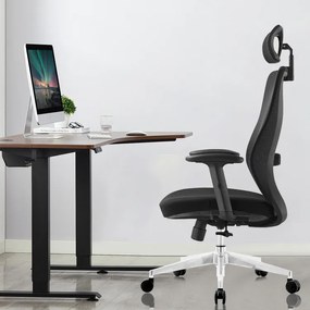 Kancelárska ergonomická stolička Neoseat NICOLE — čierna, nosnosť 150 kg