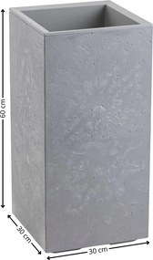 Květináč na kolečkách BETONIQUE - výber z 7 prevedení