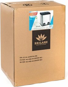 Brilanz Kôš na triedený odpad Savery, 2 x 20 l, 40 l