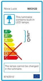 Moderné nástenné svietidlo Mondrian 42 čierne