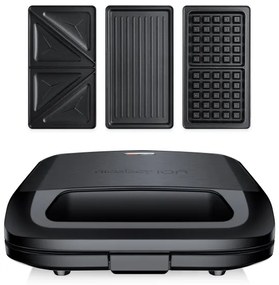 Niceboy ION Snacker S3 - Toustovač 3v1 750W/230V nerez/čierna