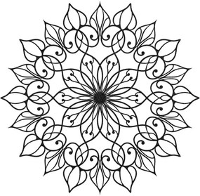 Drevená mandala Kvet života - Luxusná nástenná dekorácia | SENTOP HDF0247