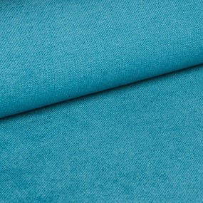 Čalúnená posteľ boxspring GLORIEN VELVET 180x200 cm tyrkysová Matrac: Bonell pružinová matrac
