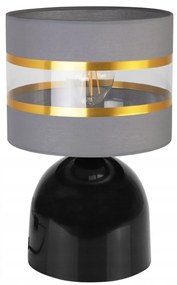 Stolová lampa ELEGANCE, 1x textilné tienidlo (výber zo 6 farieb), (výber z 2 farieb konštrukcie), G