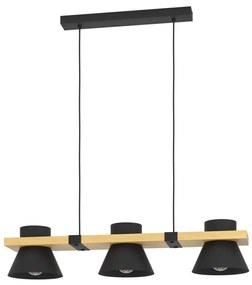 Eglo 43956 - Luster na lanku MACCLES 3xE27/15W/230V