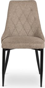 PROXIMA.store - Čalúnená jedálenská stolička CORK 2 FARBA: sivá