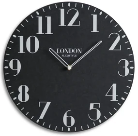 Dekorstudio Moderné drevené hodiny Retro London 30cm