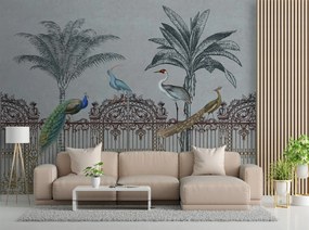 Gario Fototapeta Vtáky na tmavej bráne - Andrea Haase Materiál: Vliesová, Rozmery: 150 x 105 cm